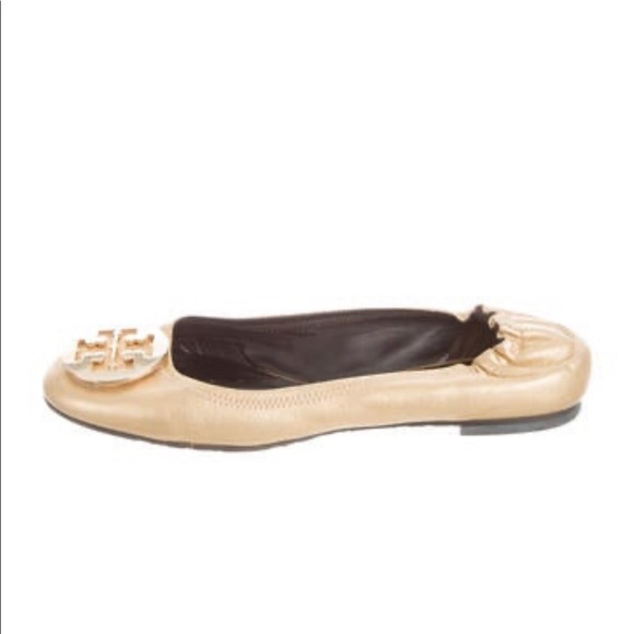 Tory Burch Leather Round Toe Flats size 10 - Picture 2 of 5